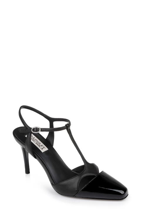 Aurelia Ankle Strap Cap Toe Pump (Women)