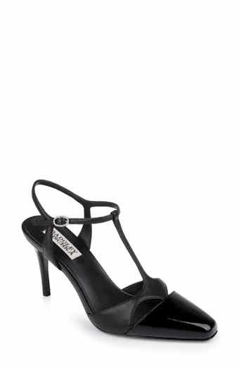 Badgley Mischka Collection Aurelia Ankle Strap Cap Toe Pump