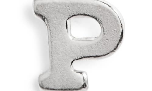 Nashelle Initial Pendant Necklace In Sterling Silver - P