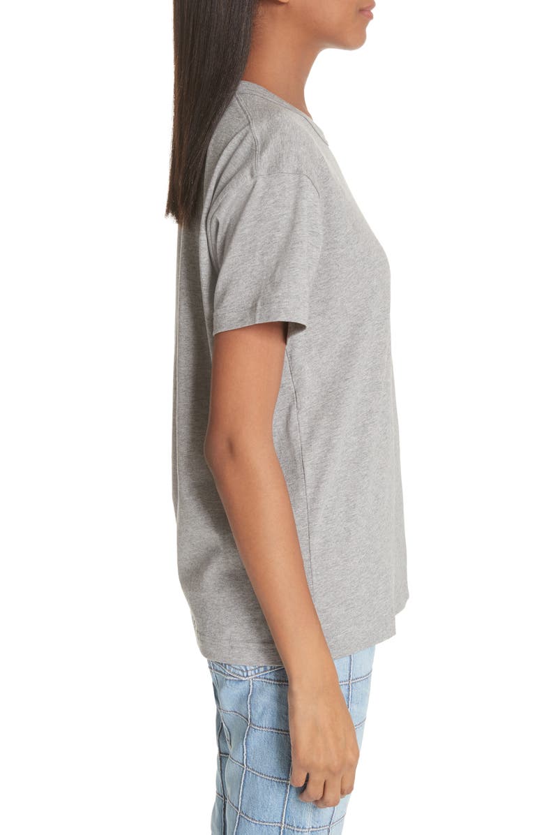 Acne Studios Gender Inclusive Nash Face Patch T-Shirt, Alternate, color, 