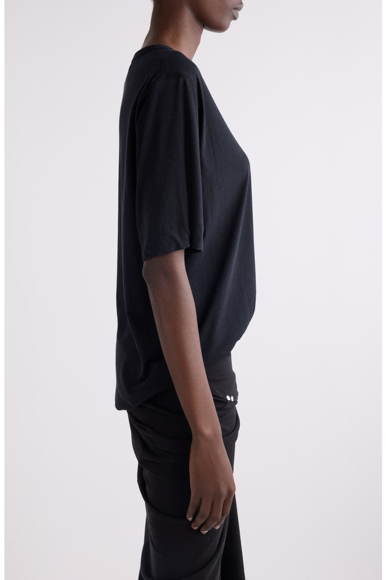 Hatro Oversize Cotton T-Shirt, Alternate, color, BLACK