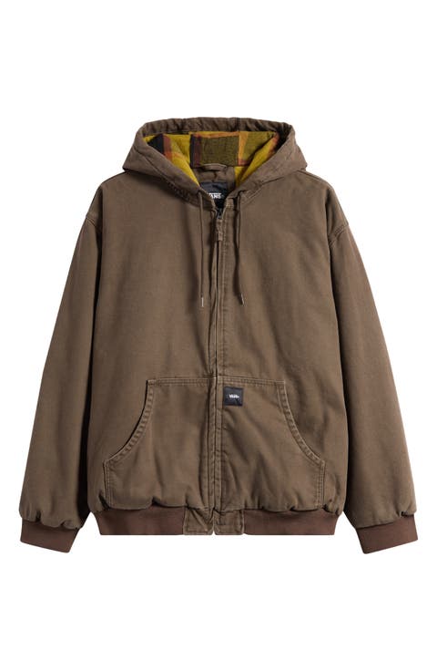 Eli Workwear Canvas Zip-Up Hooded Jacket