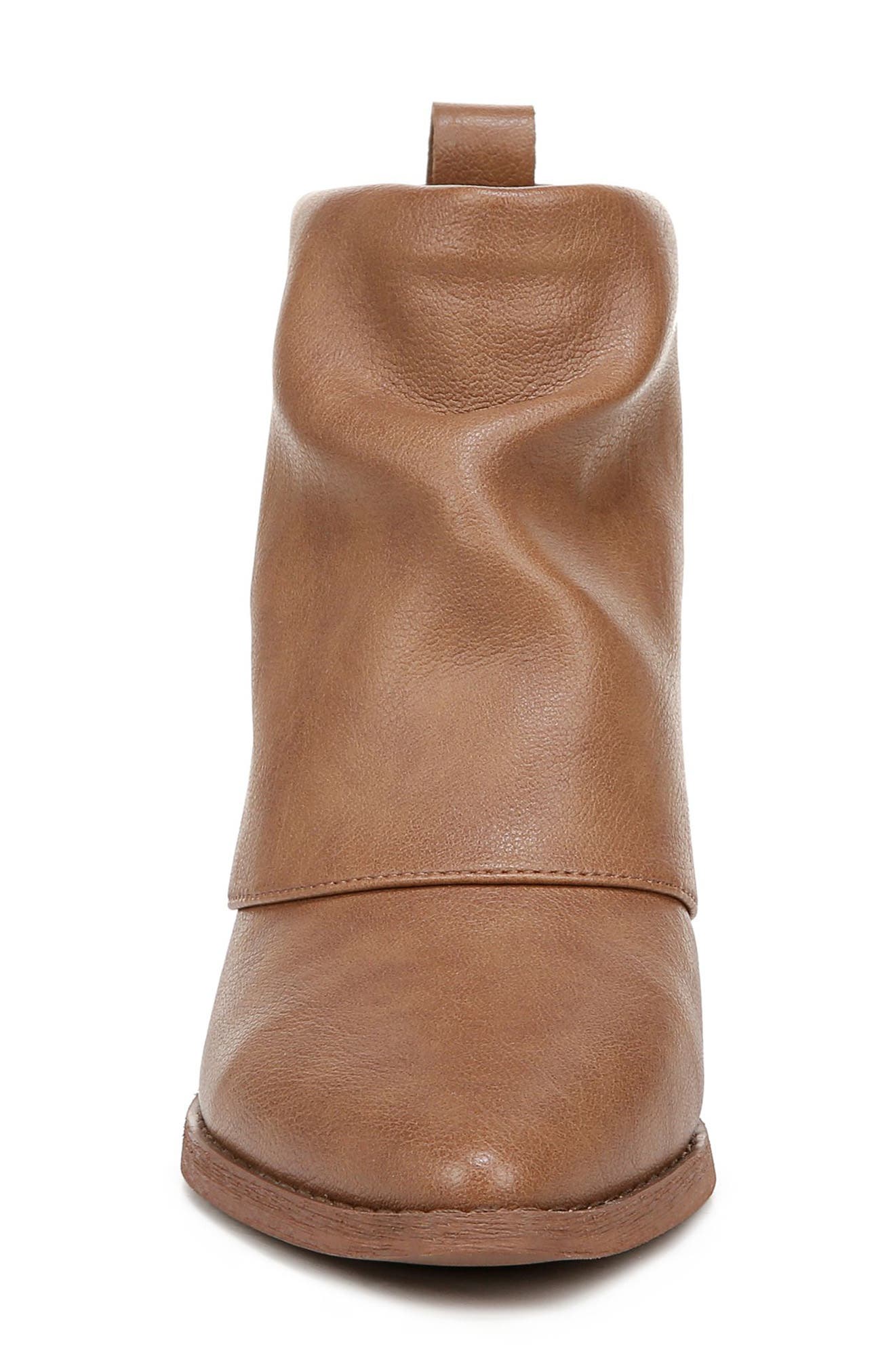 Zodiac Malina Snake Embossed Western Bootie, Alternate, color, Warm Taupe