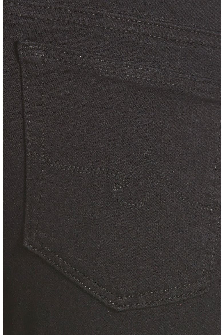 'Stilt Cigarette' Skinny Jeans, Alternate, color, SUPER BLACK