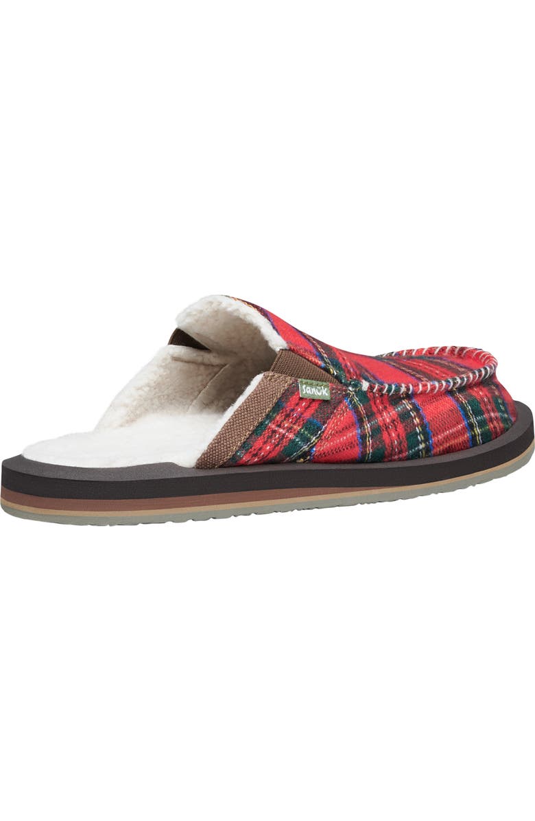 Sanuk Cozy Vibe Plaid Slip-On, Alternate, color,