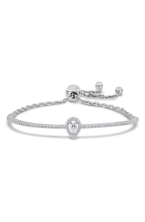 Lab Created Moissanite Bangle Bracelet