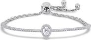 DELMAR Lab Created Moissanite Bangle Bracelet