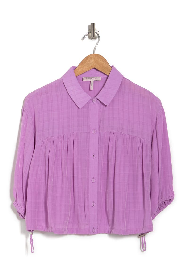 BCB Generation Collared Pleated Blouse., Alternate, color, ORCHID PINK