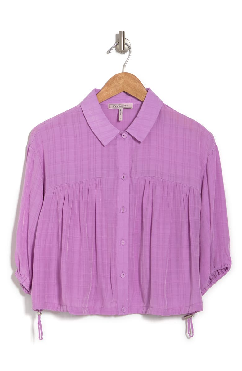 BCBGeneration BCB Generation Collared Pleated Blouse., Alternate, color, 