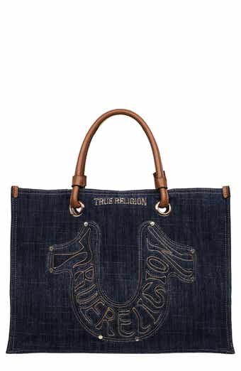 True Religion Andi Embroidered Horseshoe Tote