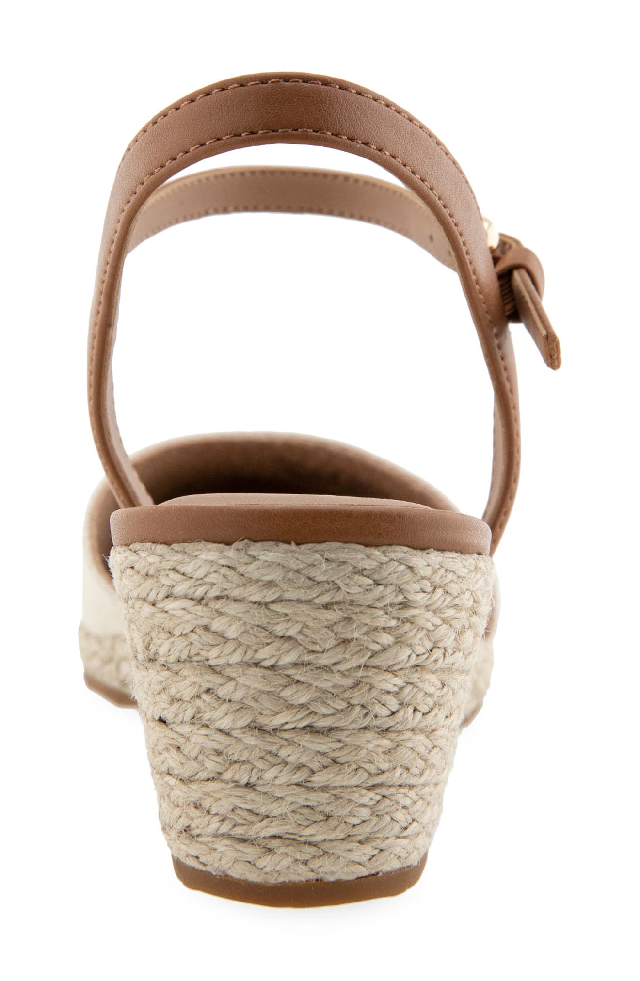 Aerosoles Real Wedge Sandal, Alternate, color, Natural Canvas