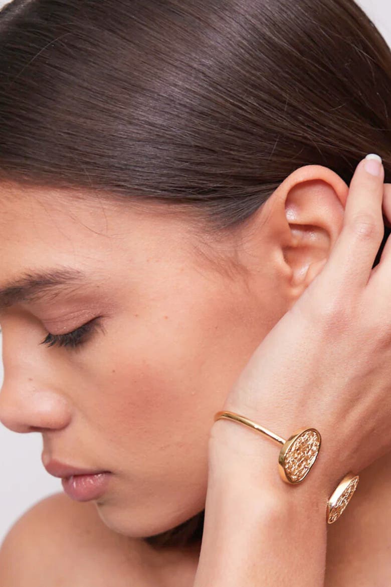 Element Bangle Bracelet, Alternate, color, Gold