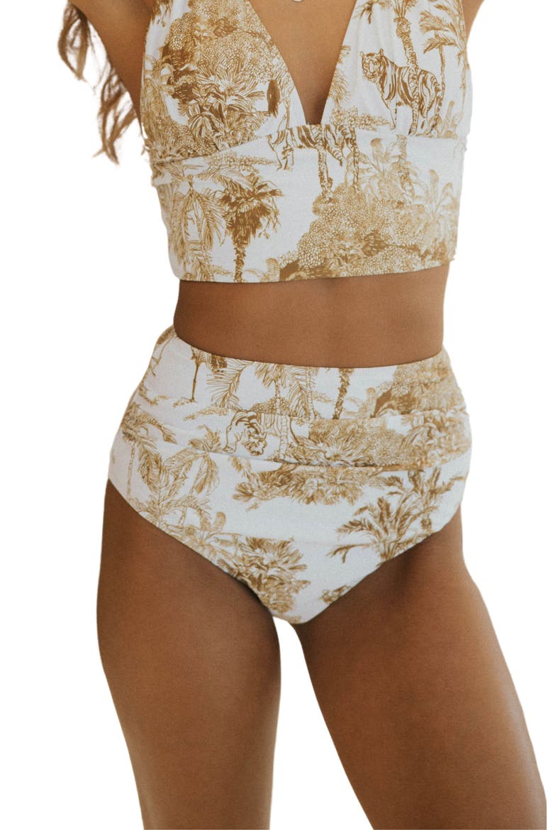 Rio High Waisted Bottoms, Main, color, Ivory