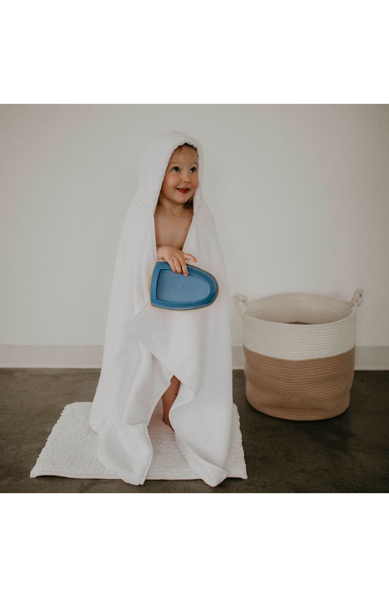 Parker Baby Co. Hooded Bath Towel, Alternate, color, White