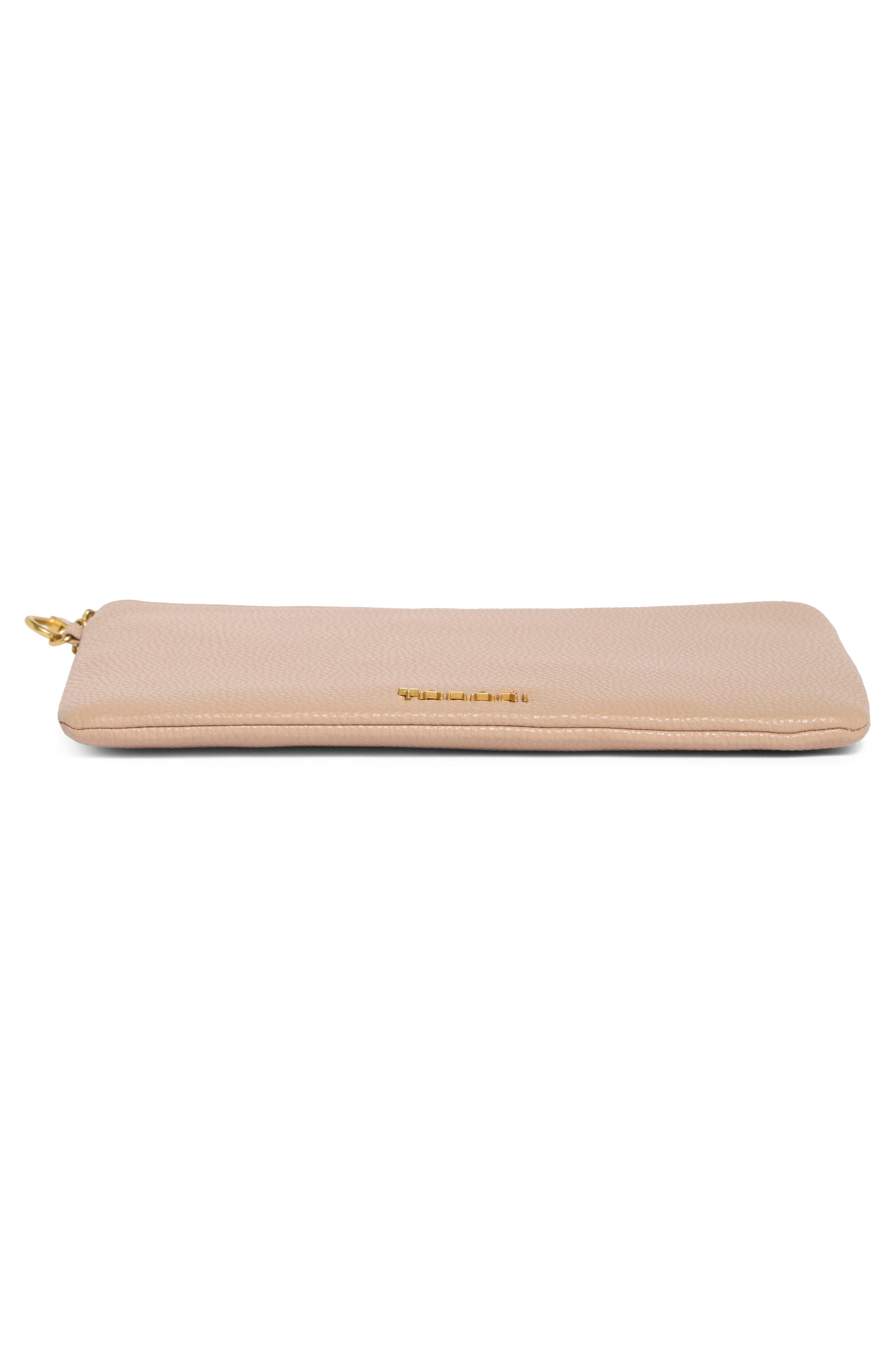 T Tahari Marty Clutch, Alternate, color, Wheat Block
