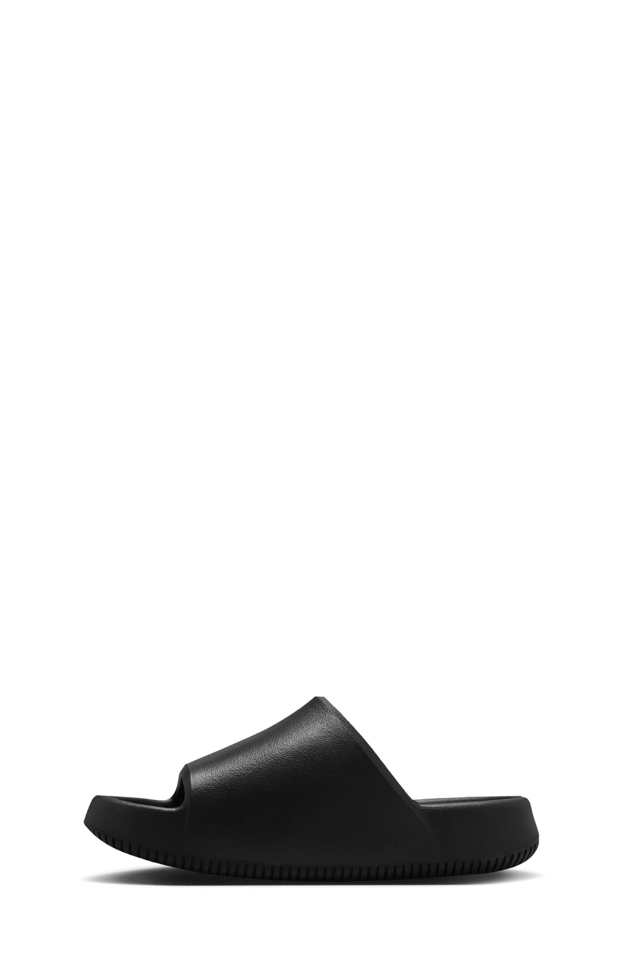 Nike Kids' Calm 2.0 Slide, Alternate, color, Black/ Black/ Black