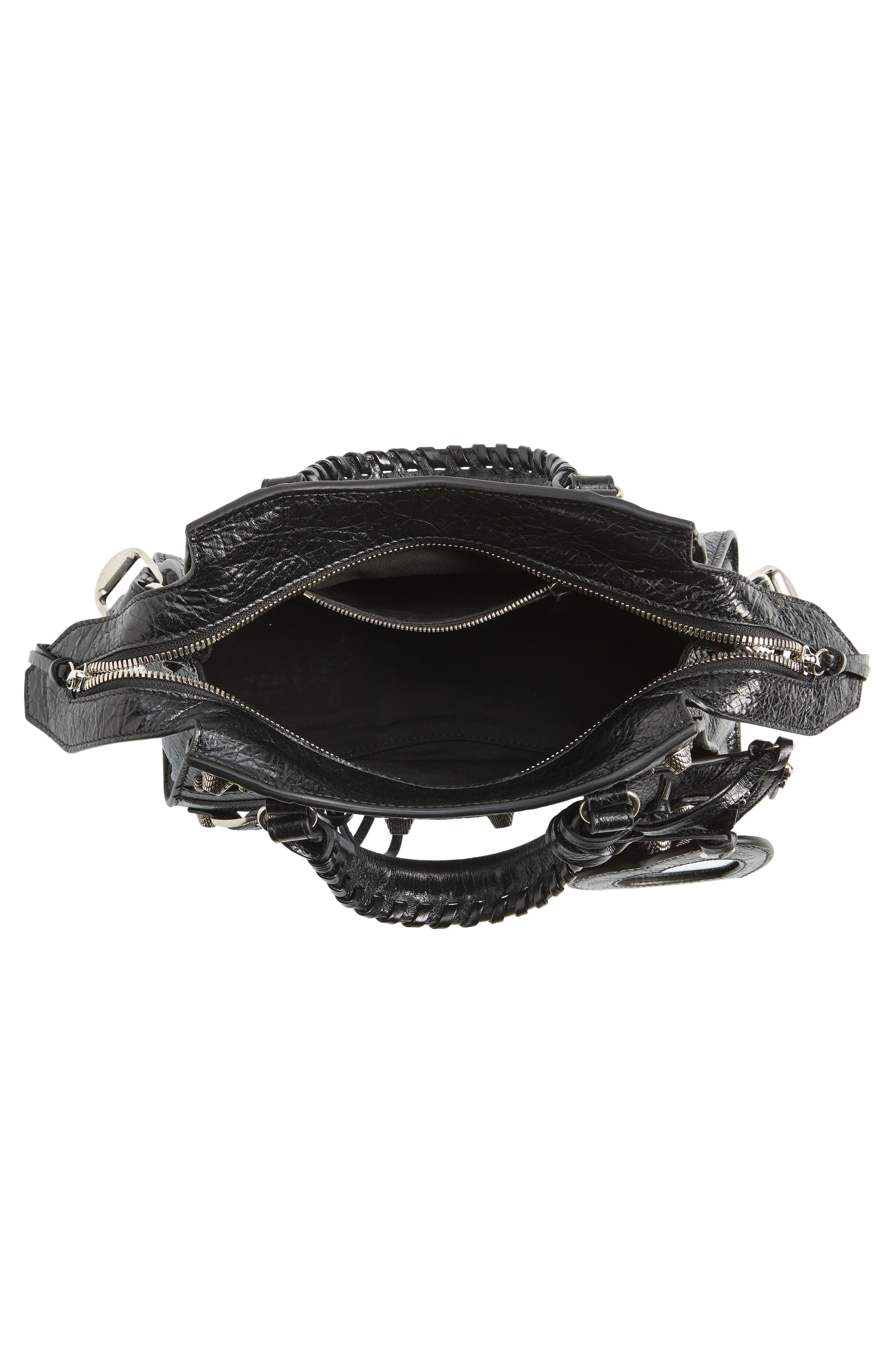 Balenciaga Extra Small Neo Cagole Leather Top Handle Bag, Alternate, color, 