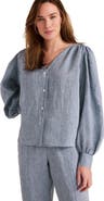 Haven Well Within Linen V-Neck Blouse