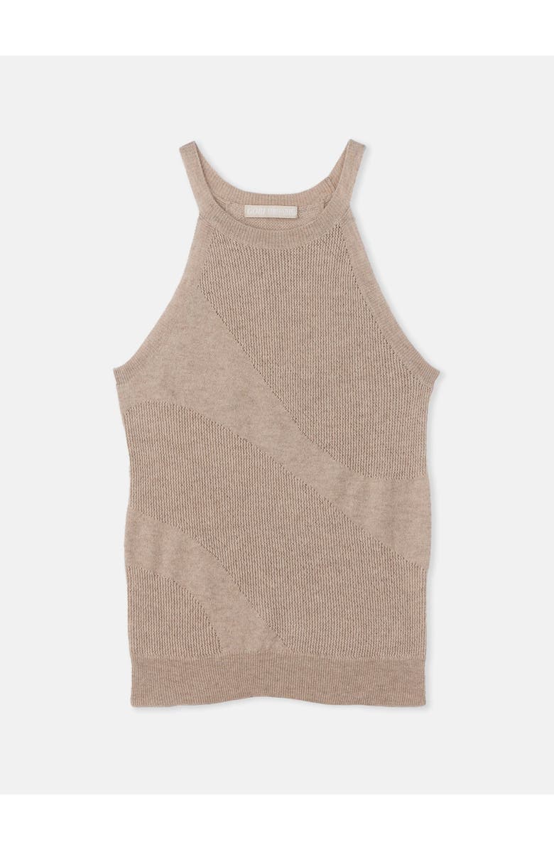 GOBI Mongolian Cashmere Cashmere Top, Main, color, Warm Grey