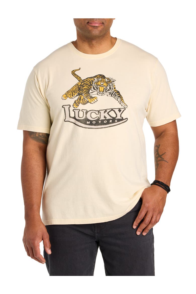 Big & Tall   Tiger T-Shirt, Main, color, TURTLEDOVE