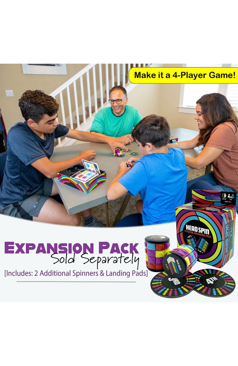 Project Genius Head Spin Fidgetspinner Game, Alternate, color, Multicolored