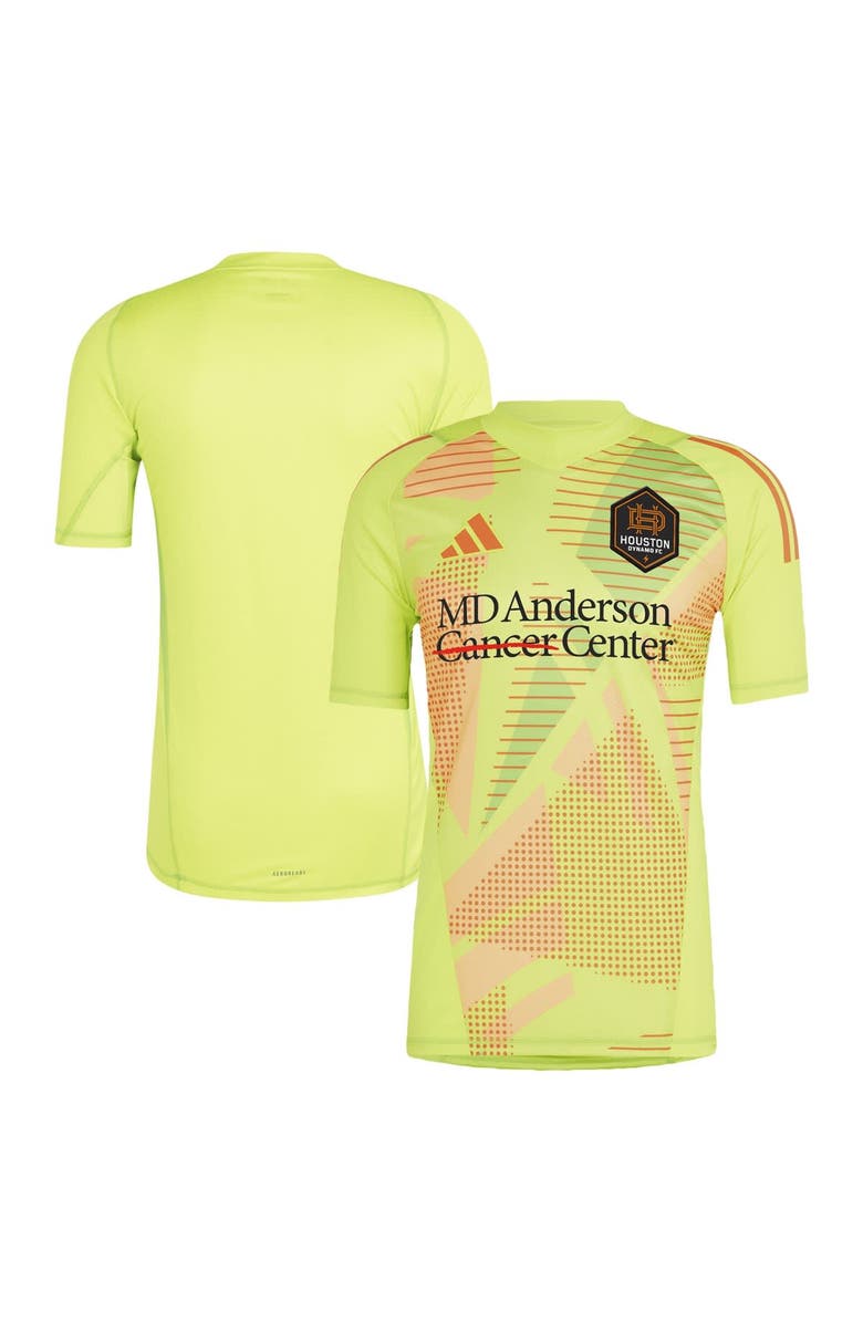 adidas Men's adidas Yellow Houston Dynamo FC 2024 Goalkeeper Jersey, Main, color, Yellow