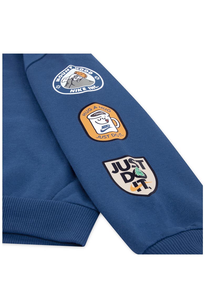 Kids' Fleece Hoodie & Joggers Set, Alternate, color, U48BLUE FO