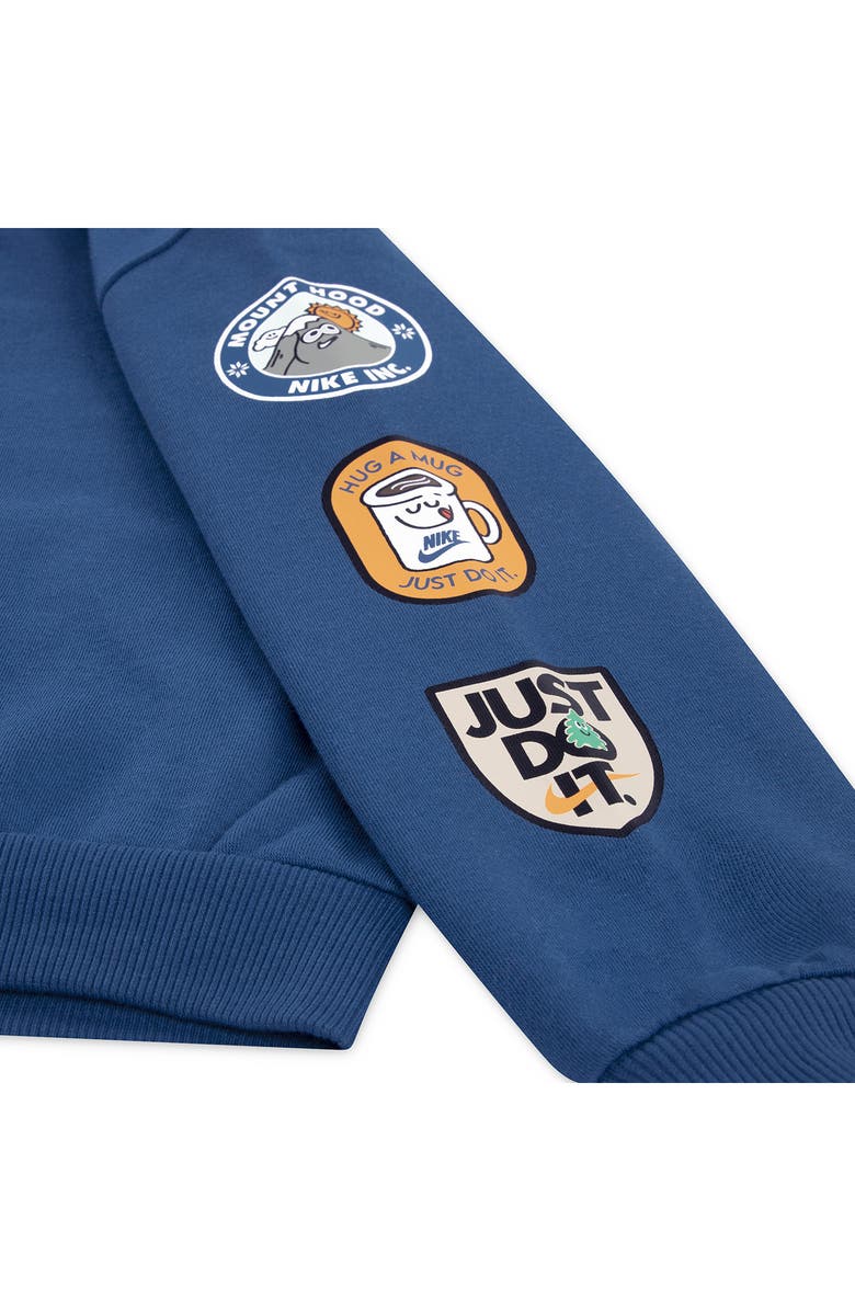 Nike Kids' Fleece Hoodie & Joggers Set, Alternate, color, Blue Force