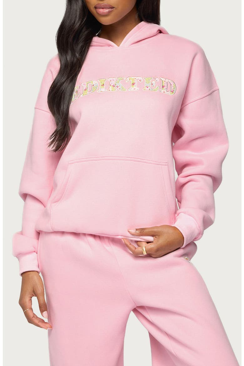 Mili Graphic Hoodie, Main, color, PINK