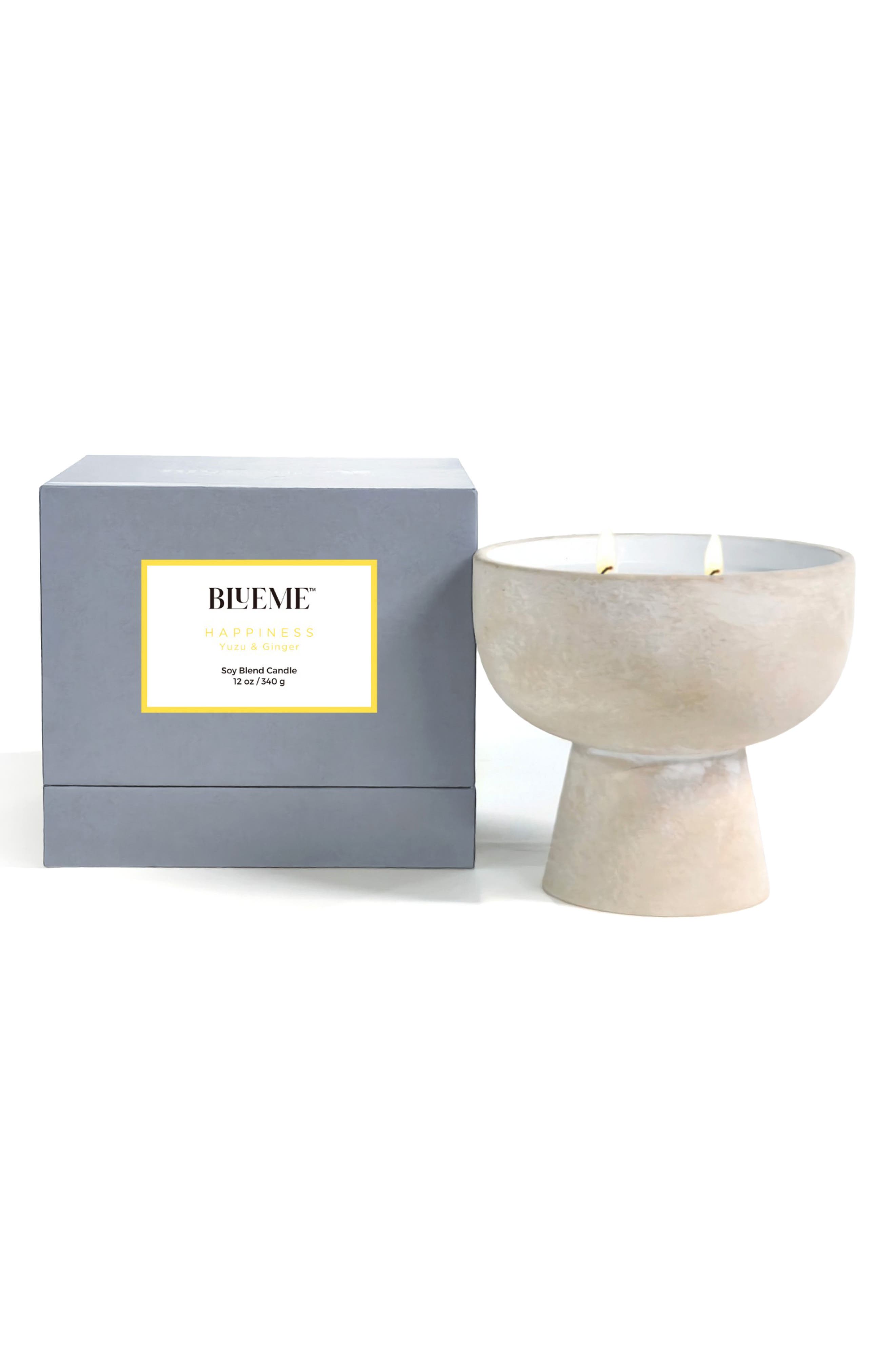 Blueme Happiness Medium Ceramic Candle - 12M