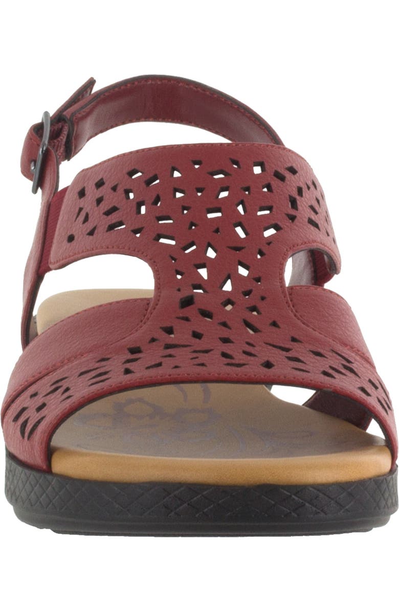 EASY STREET Bolt Sandal, Alternate, color, Red