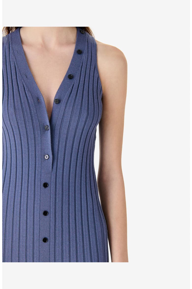 Lyliane Knit Dress, Alternate, color, Storm Blue