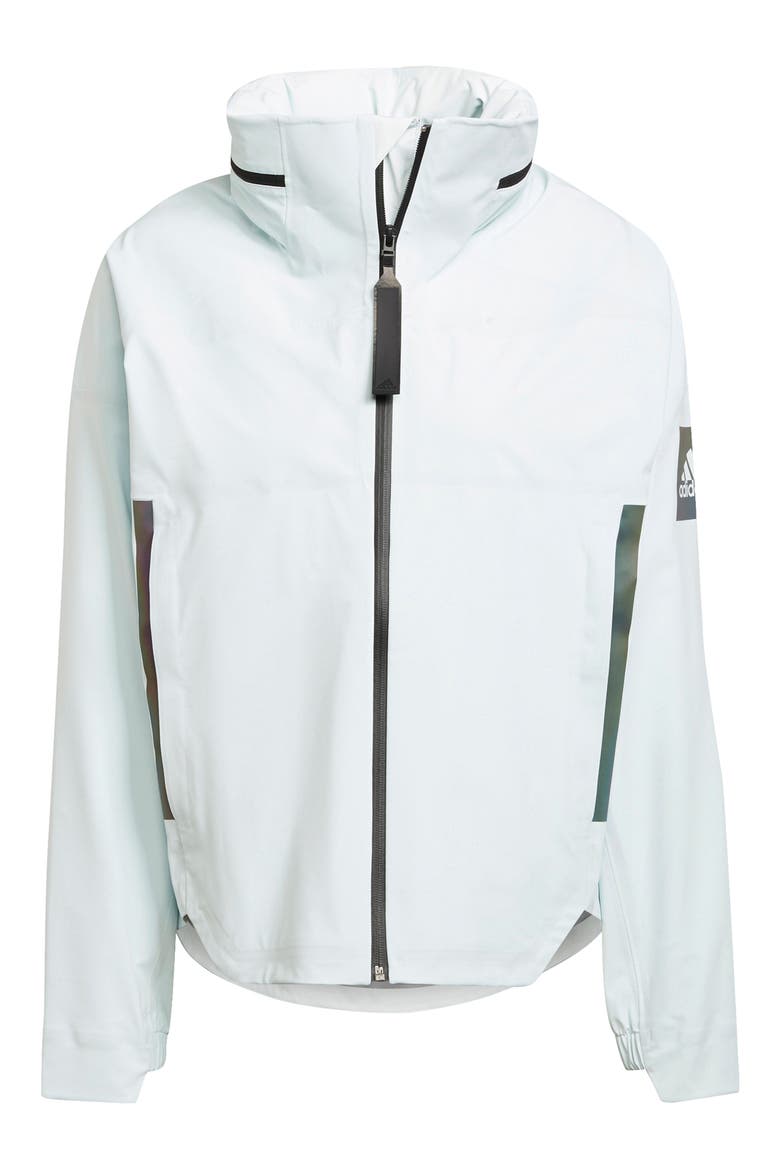 MYSHELTER Waterproof Hooded Rain Jacket, Alternate, color, HALO MINT