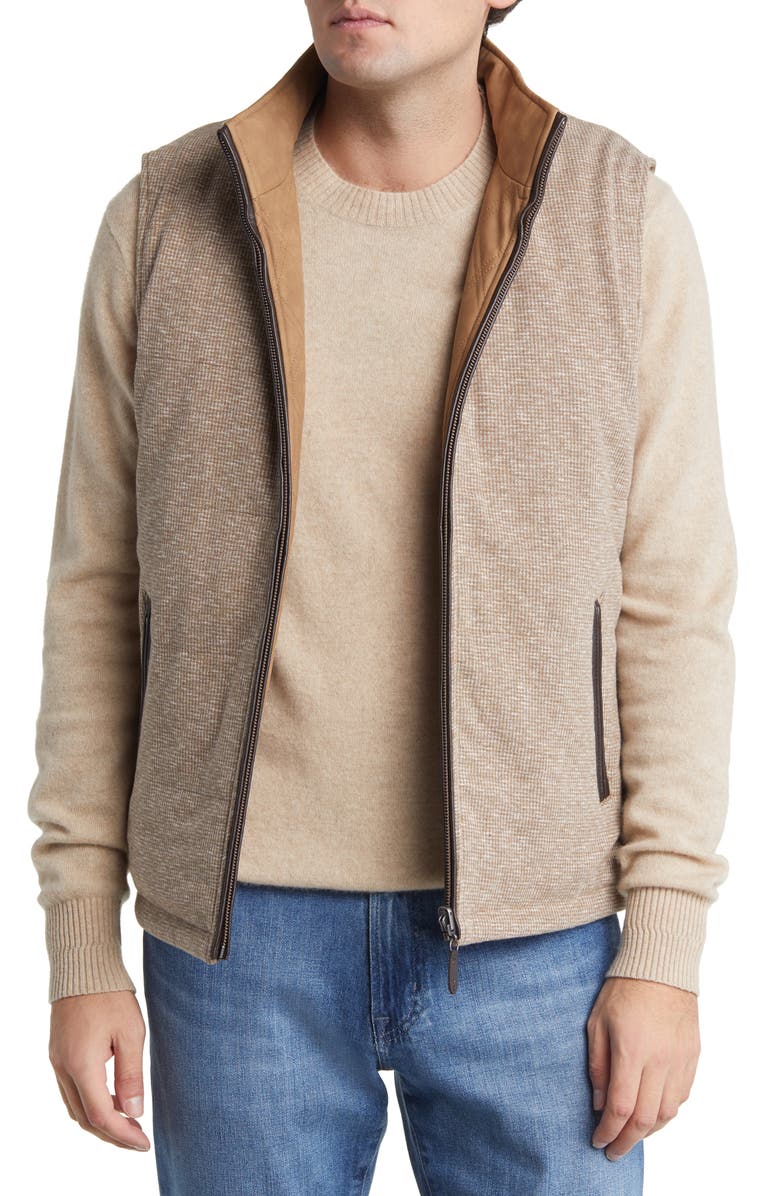 Johnston & Murphy Reversible Quilted Vest, Alternate, color, 