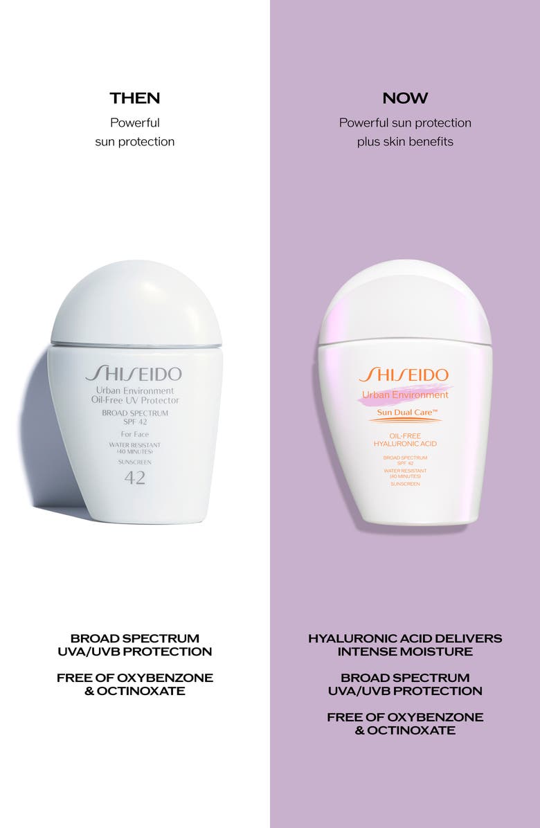 Shiseido Urban Environment Sun Dual Care<sup>™</sup> Oil-Free Broad Spectrum SPF 42 Sunscreen, Alternate, color, 