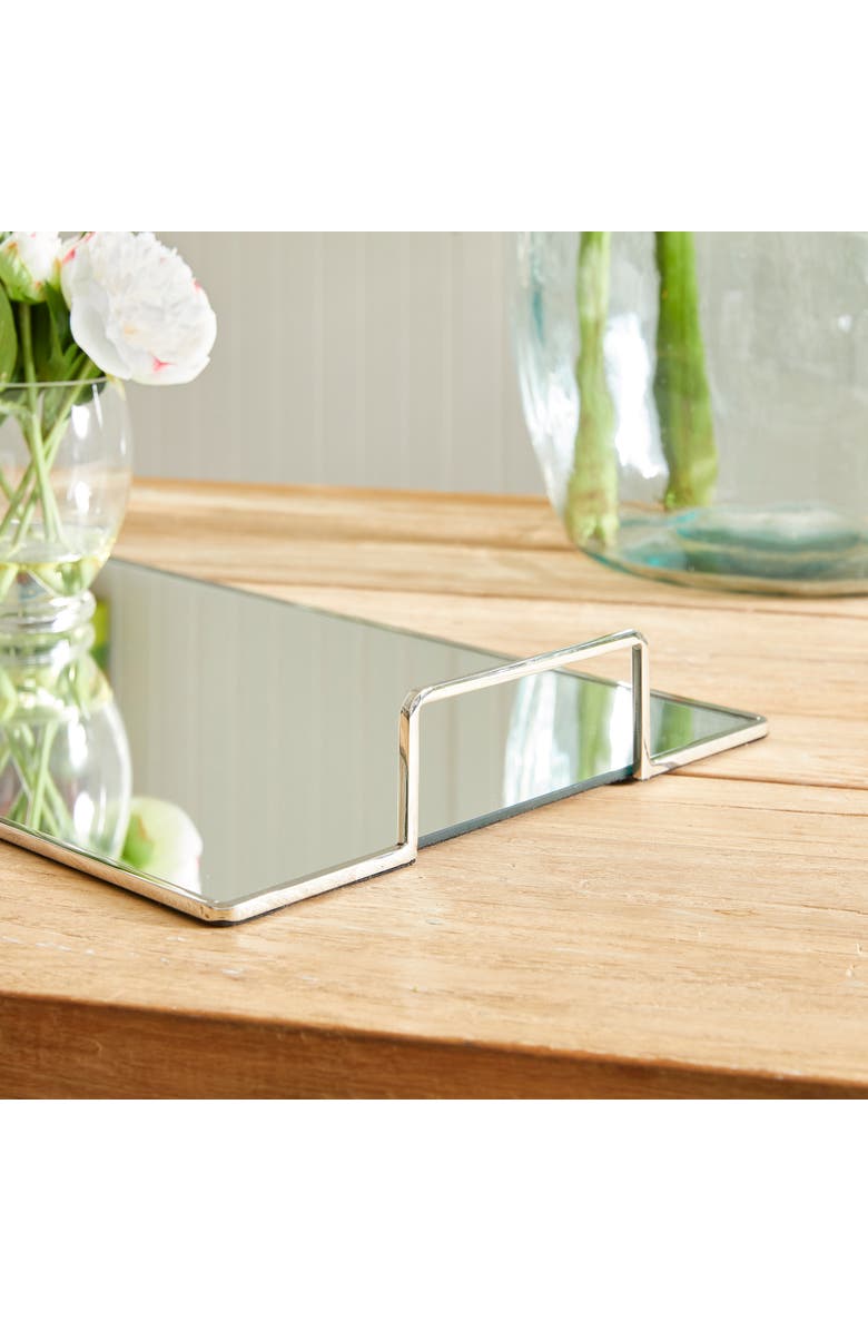 Napa Home & Garden Covina Decorative Tray Large, Alternate, color, Silver