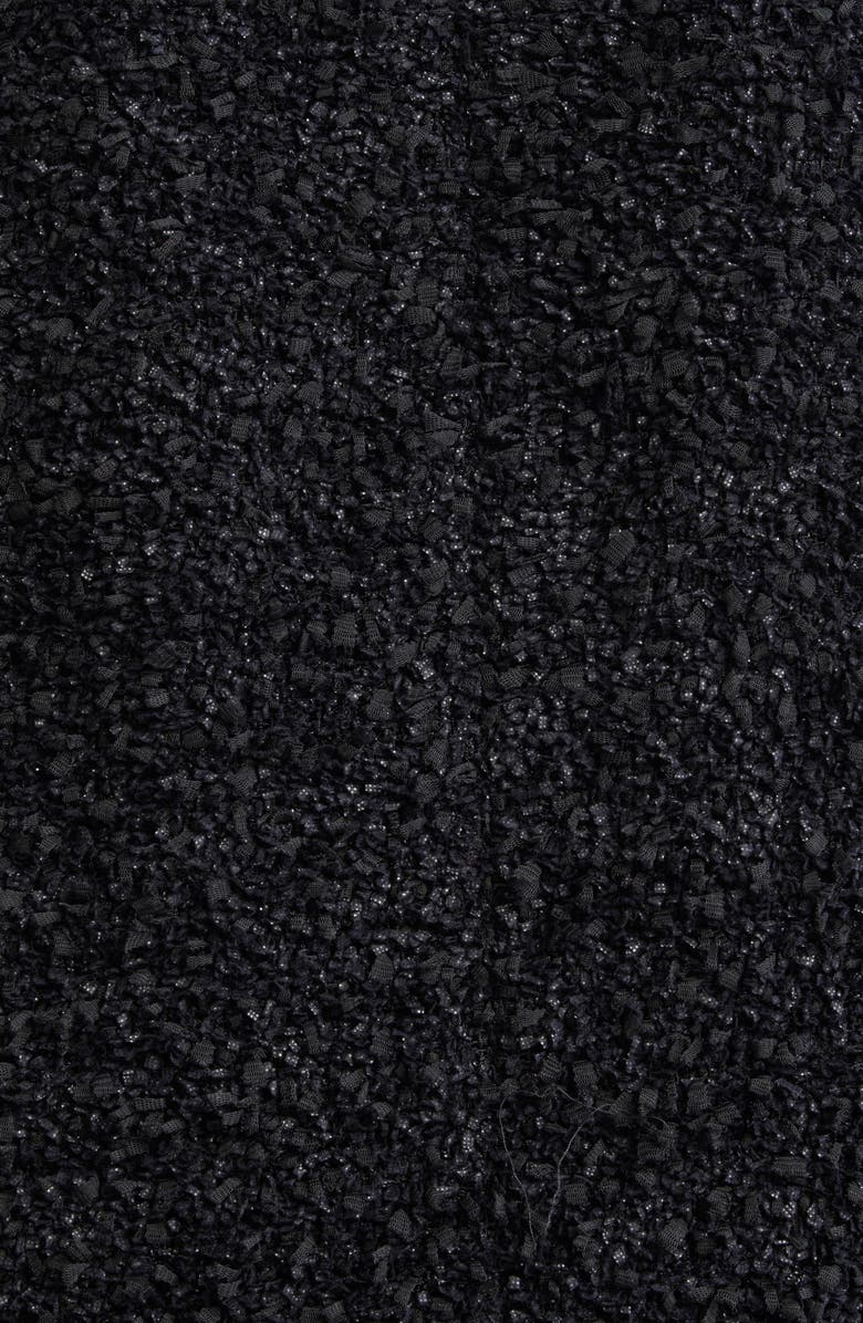 Balmain Tweed Spencer Jacket, Alternate, color, Black