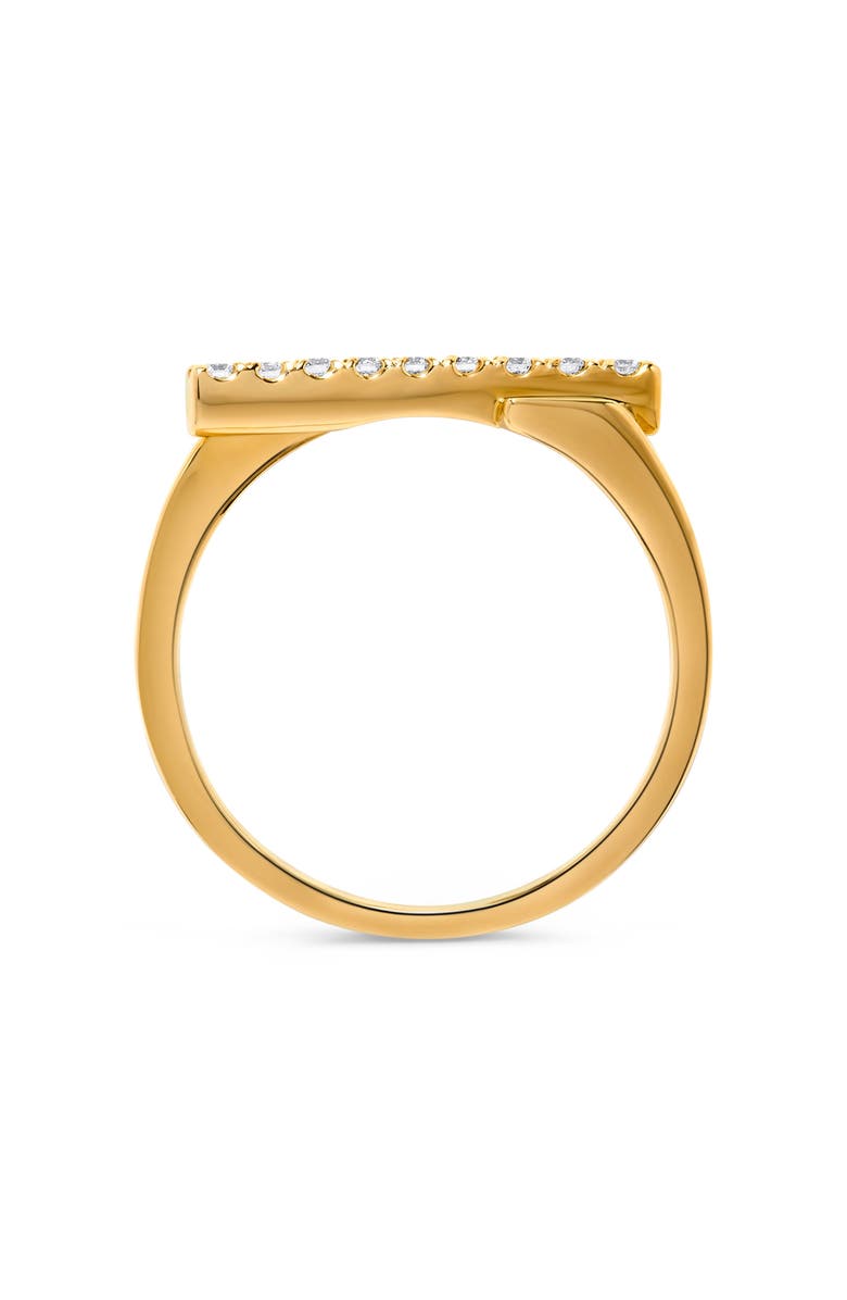 H.J. Namdar 14K Yellow Gold Diamond Bar Ring, Alternate, color, Yellow Gold