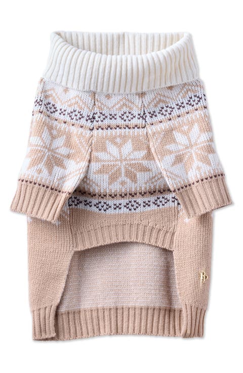 Windsor Fair Isle Cashmere Pet Sweater