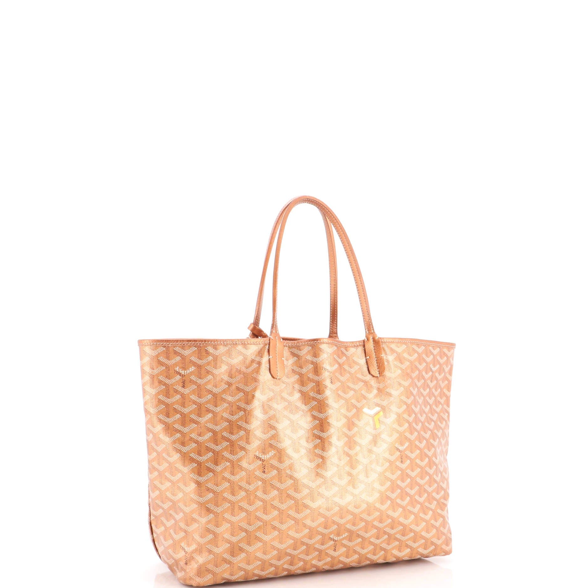 Saint Louis Tote Precious Metals Coated Canvas PM, Alternate, color, Metallic Silver
