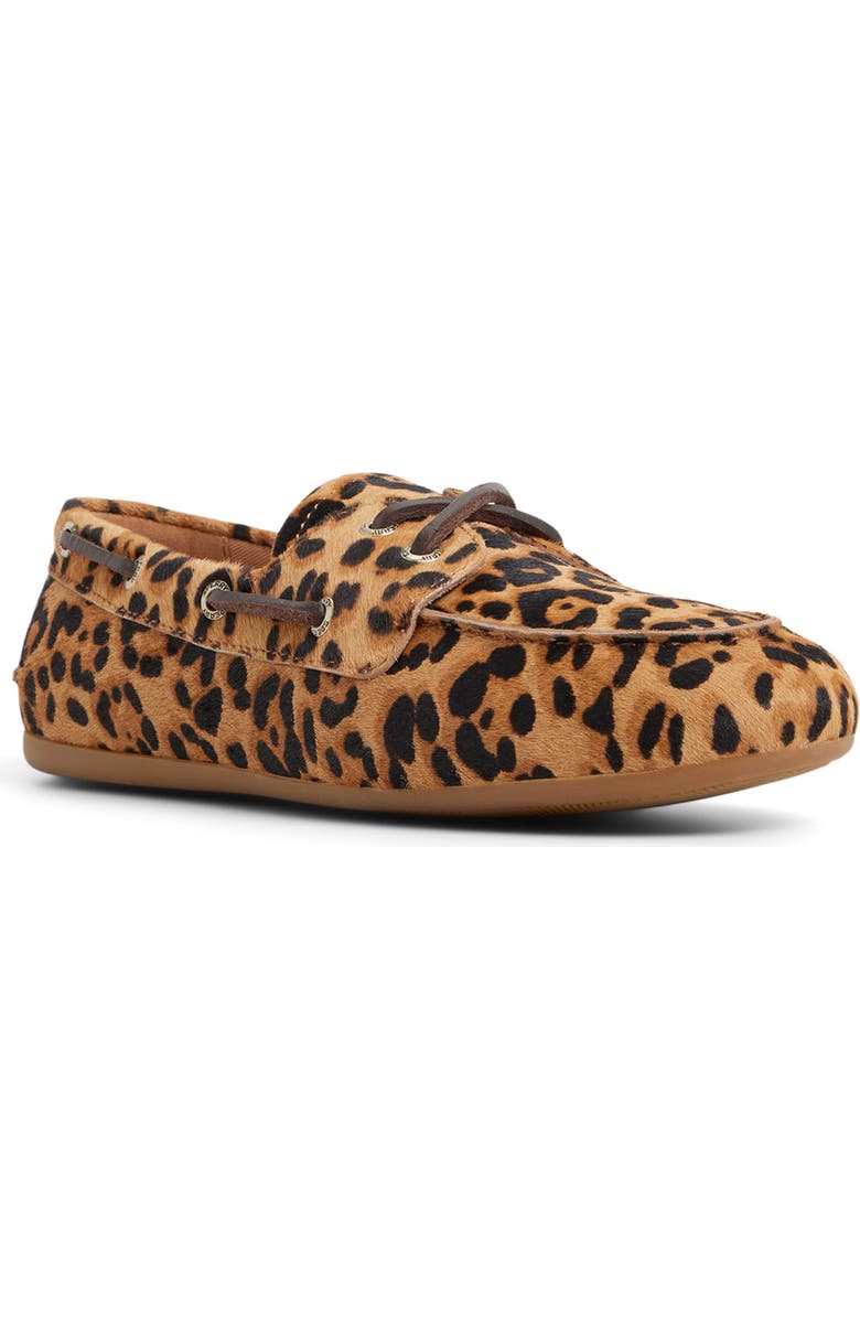 Sperry Slim Boat Shoe, Main, color, Brown Primary