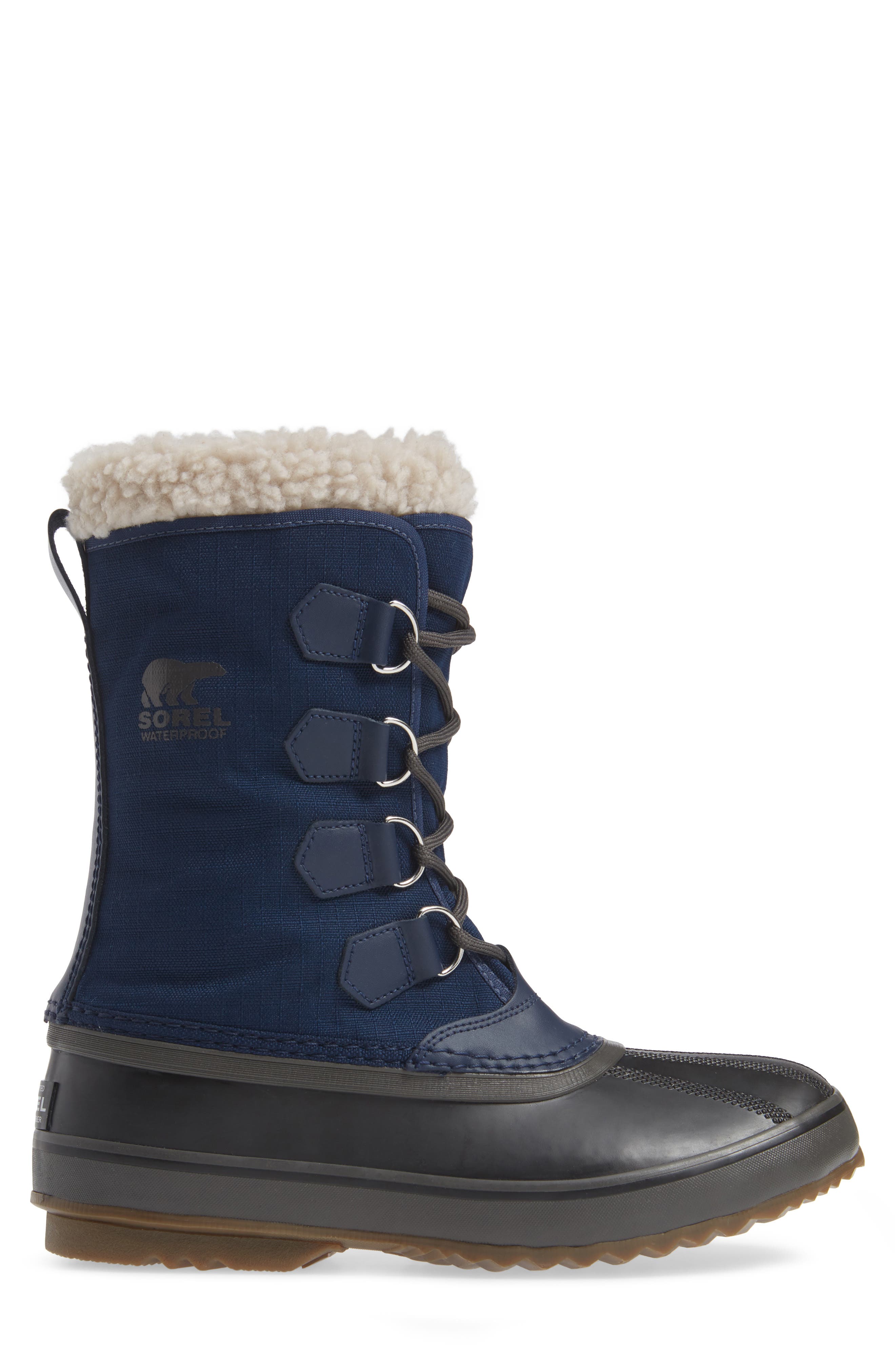 1964 PAC Snow Waterproof Boot, Alternate, color, COLLEGIATE NAVY/ NAVY