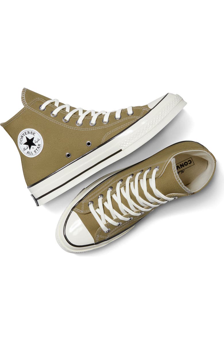 Converse Chuck Taylor<sup>®</sup> All Star<sup>®</sup> 70 High Top Sneaker, Alternate, color, Swamp Core/ Egret/ Black