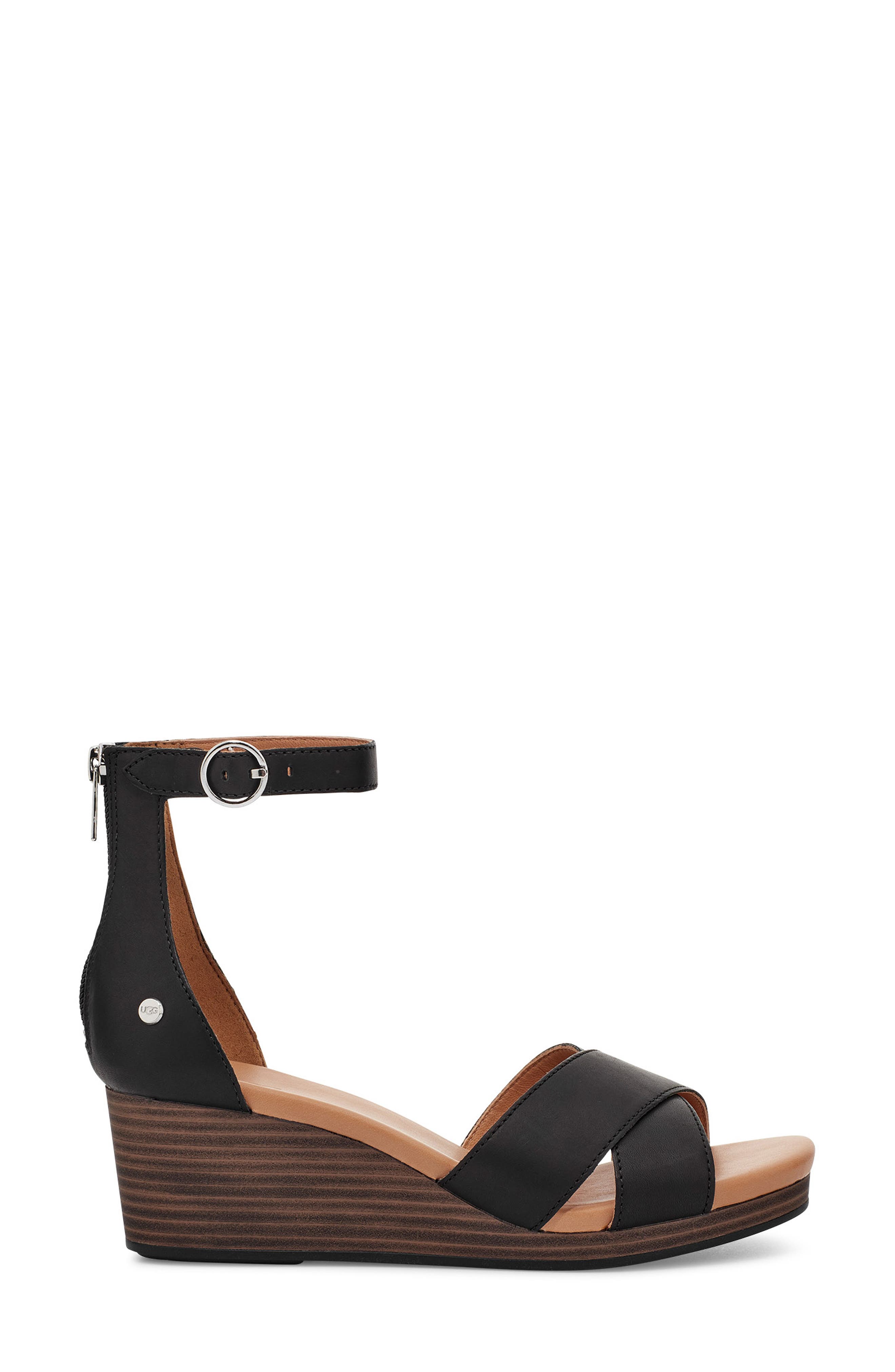 UGG<sup>®</sup> Eugenia Wedge Sandal, Alternate, color, 