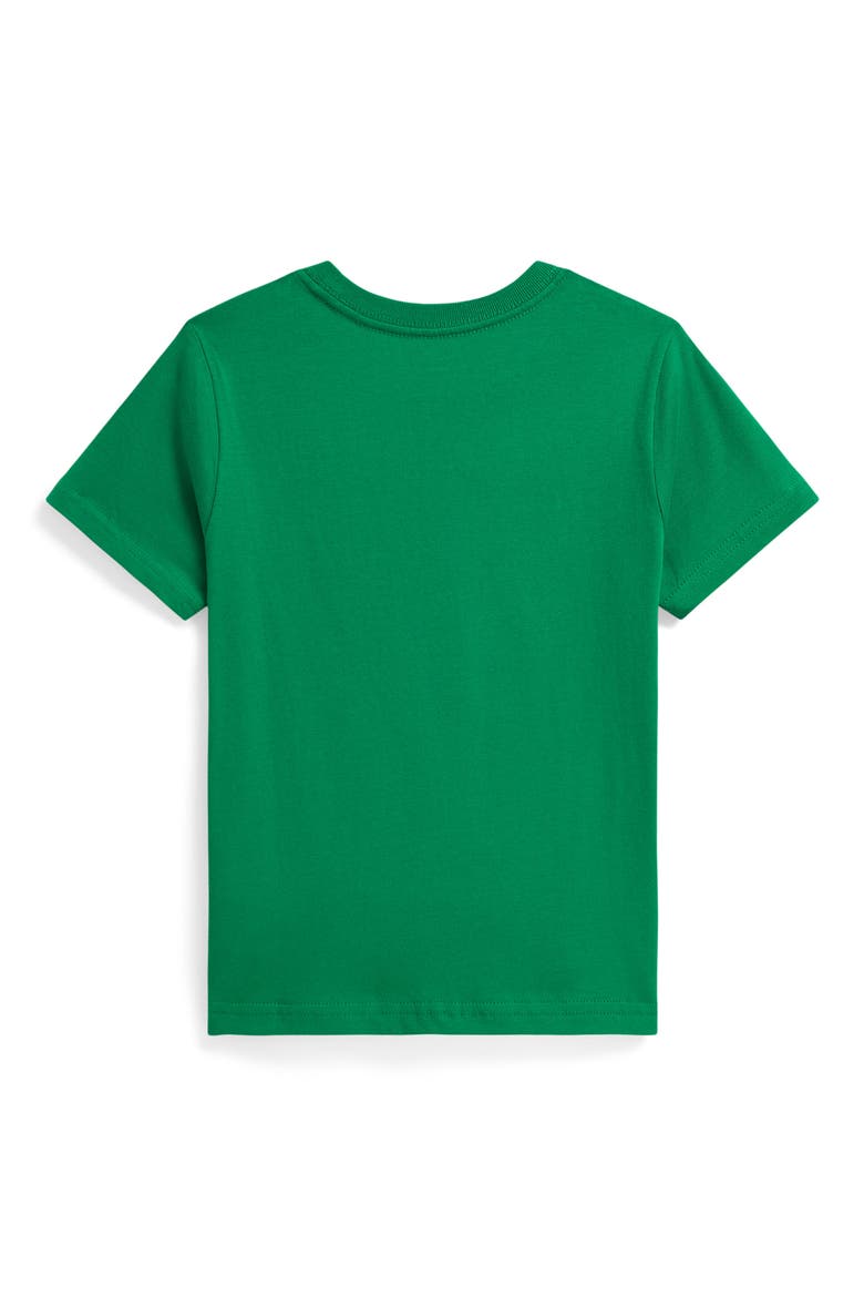 Kids' Polo Bear Cotton Graphic T-Shirt, Alternate, color, BEAR GREEN
