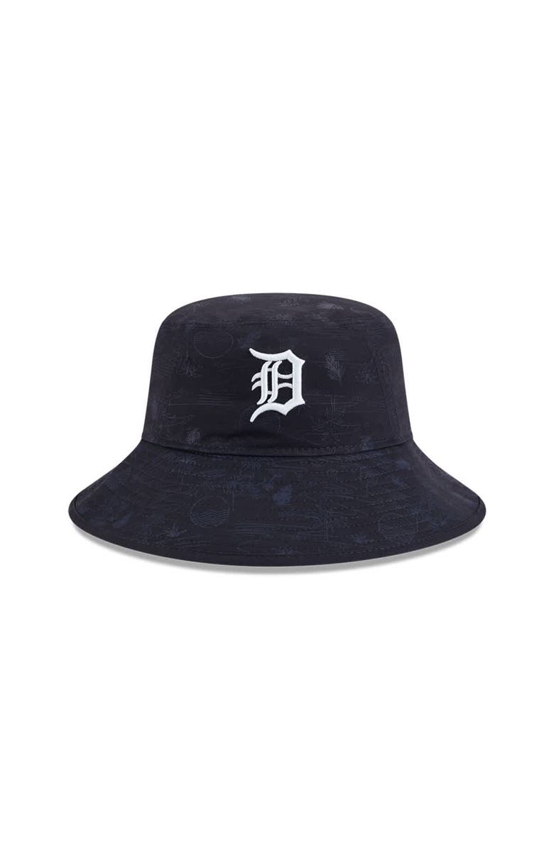 New Era Youth New Era Navy Detroit Tigers 2025 Spring Training All Over Print Bucket Hat, Alternate, color,