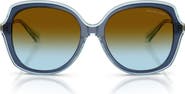 Michael Kors Canary Islands 55mm Gradient Round Sunglasses