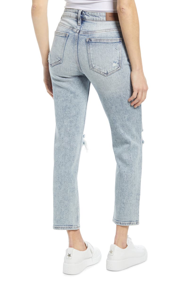 HIDDEN JEANS Ripped Slim Boyfriend Jeans, Alternate, color,