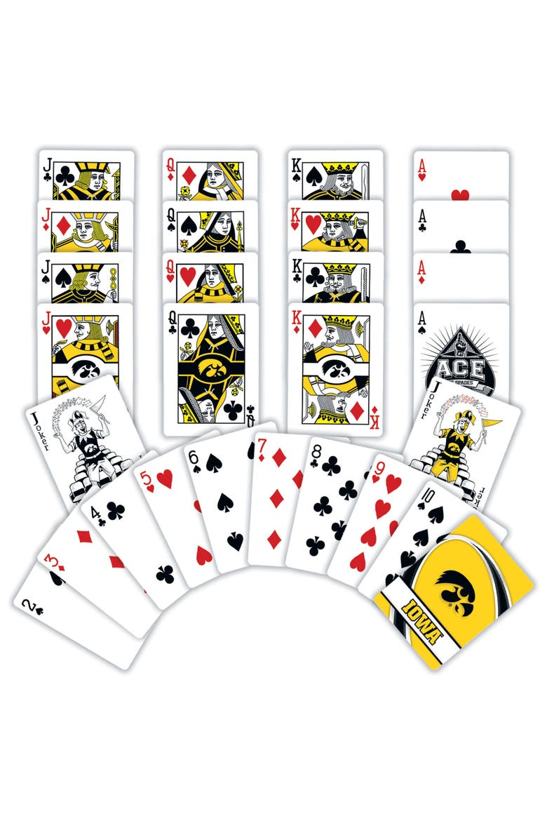 Iowa Hawkeyes Playing Cards, Alternate, color, Multicolor