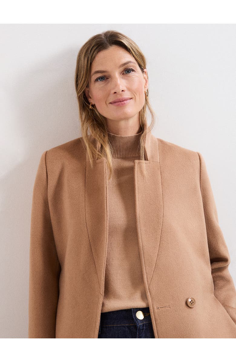 Phase Eight Charlotte Wool Coat, Alternate, color, Camel
